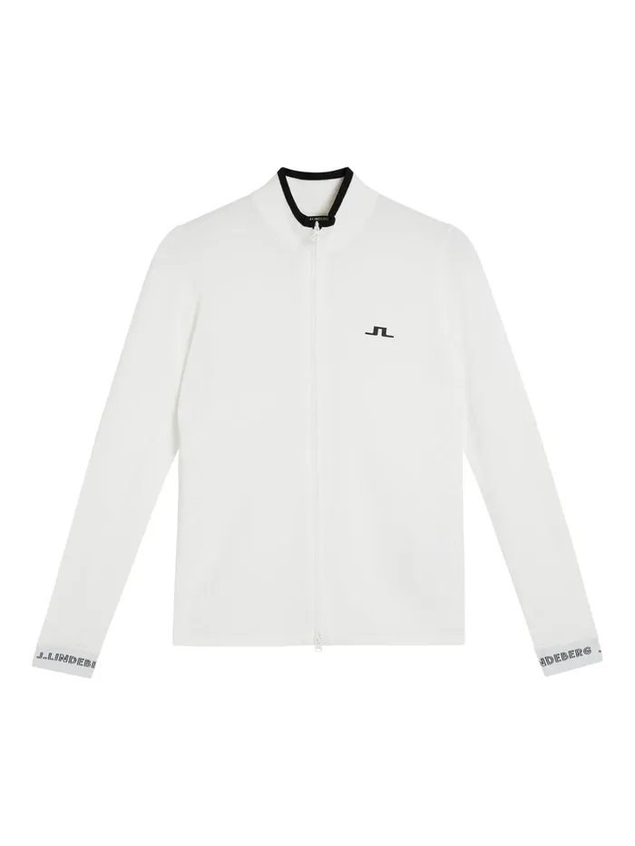 Women Almaida Knitted Sweater White JLindeberg Knitwear