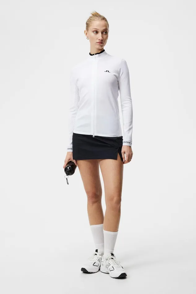 Women Almaida Knitted Sweater White JLindeberg Knitwear