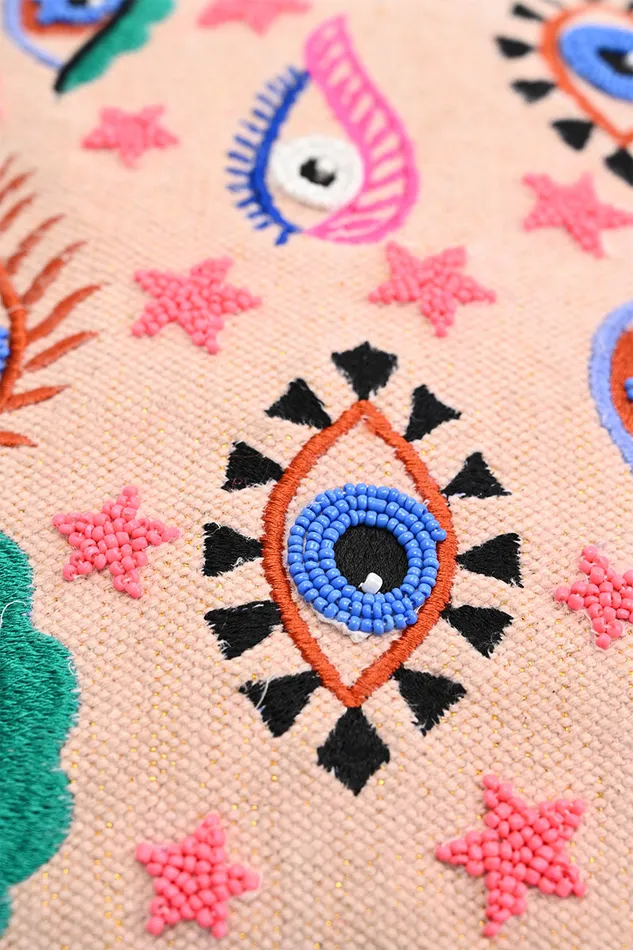 Women America and Beyond Mystic Gaze Pink Clutch Clutches