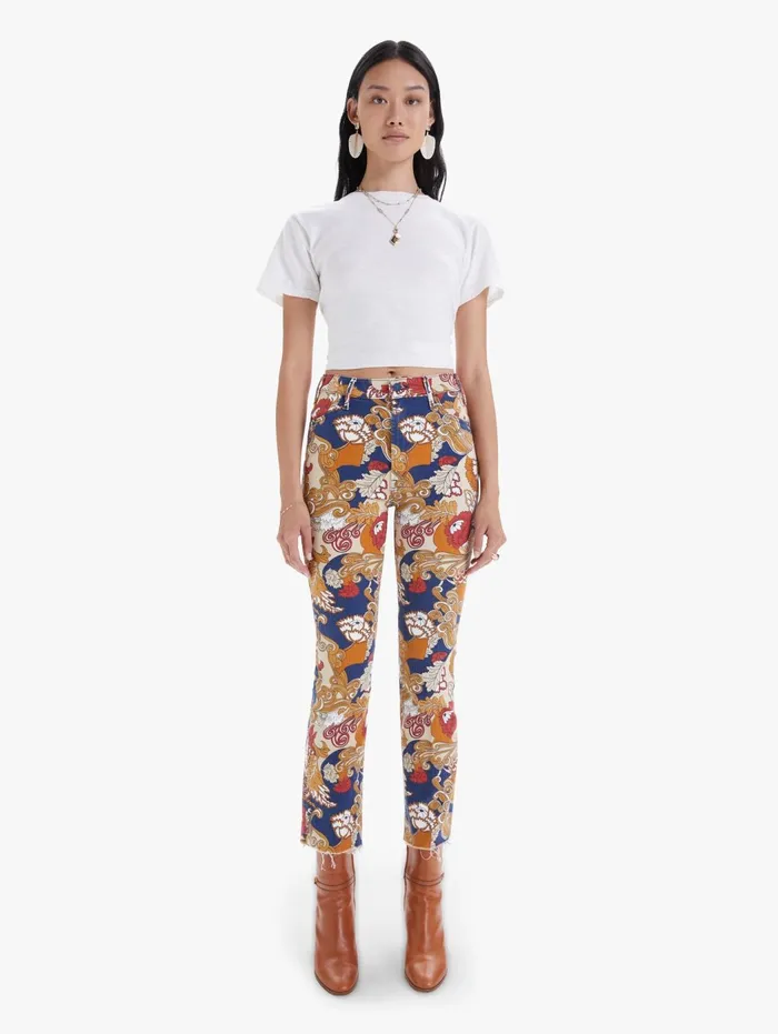 Women Ankle Mother Denim The Hustler Ankle Fray Assorted