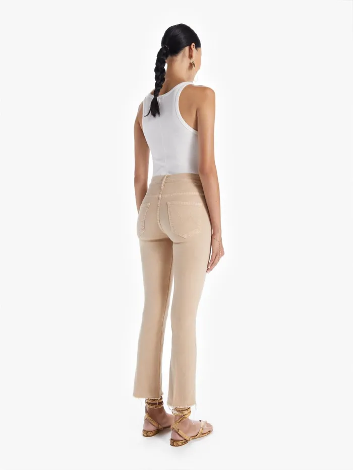 Women Ankle Mother Denim The Insider Ankle Fray Khaki