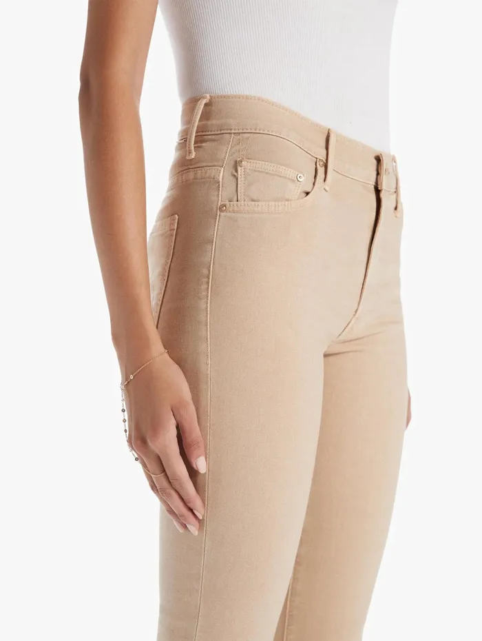 Women Ankle Mother Denim The Insider Ankle Fray Khaki