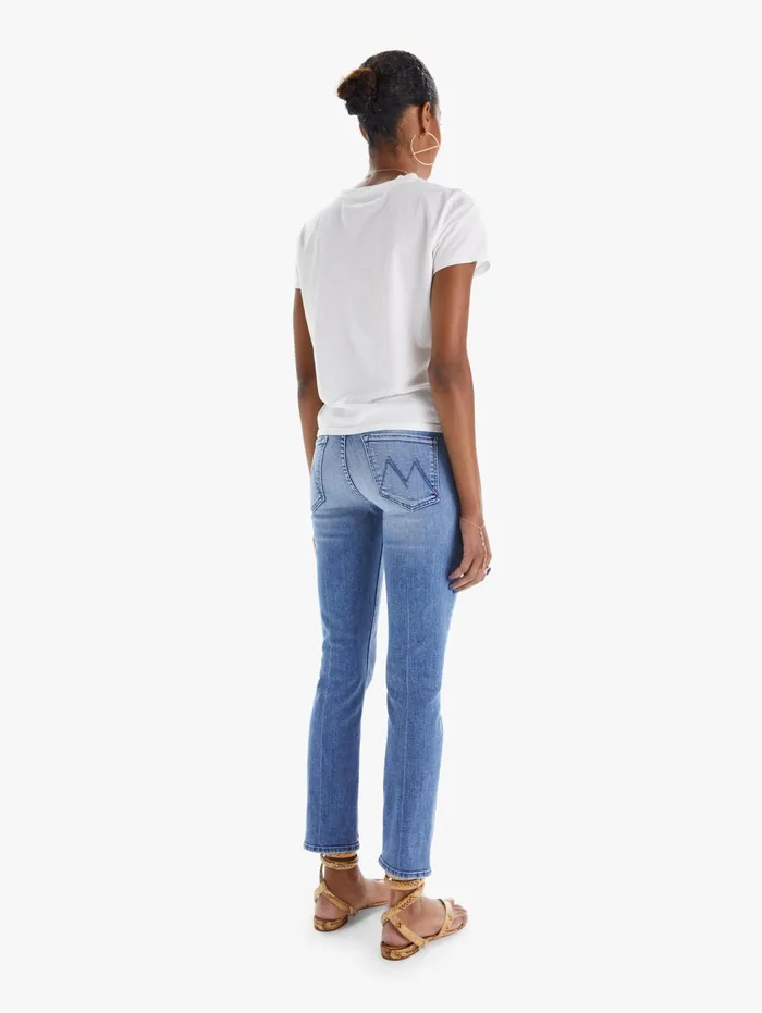 Women Ankle Mother Denim The Mid Rise Dazzler Ankle Medium Blue