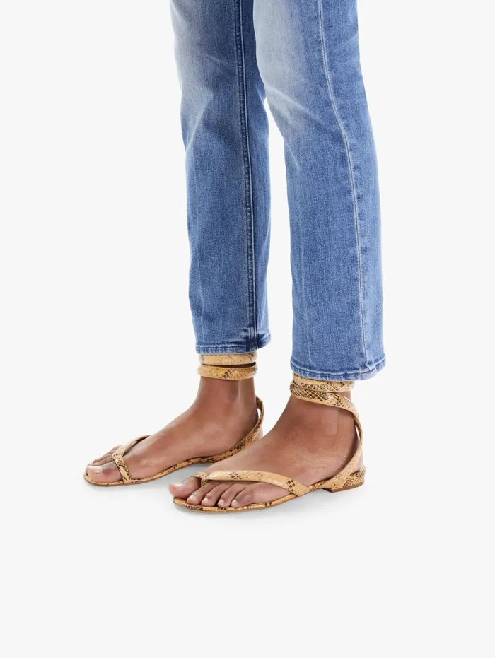 Women Ankle Mother Denim The Mid Rise Dazzler Ankle Medium Blue