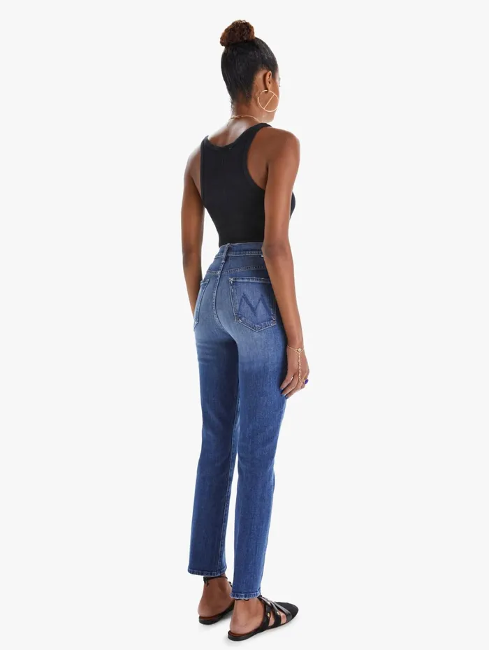 Women Ankle Mother Denim The Swooner Rascal Ankle Medium Blue