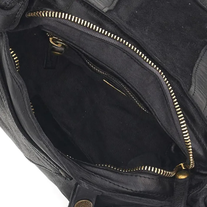 Women Arya Black Campomaggi ShoulderHobo Bag