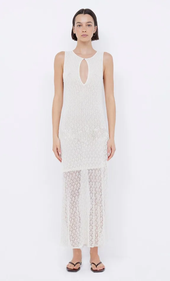 Women AURORA KEYHOLE DRESS 8211 IVORY Bec Bridge Maxi Dresses