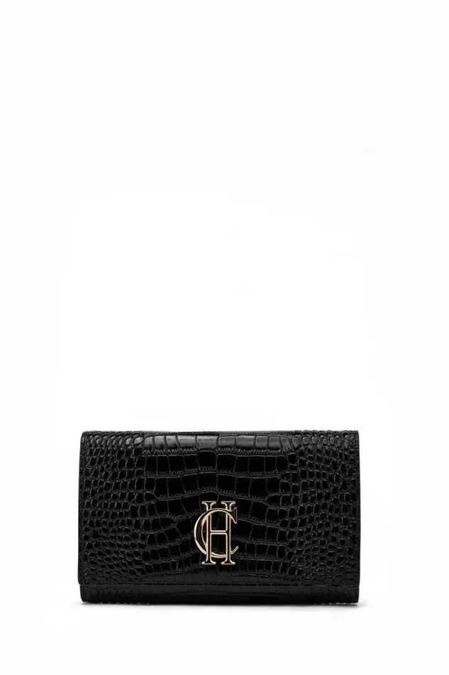 Women Bags Holland Cooper Highbury Clutch Bag Black Gold Women Bags Holland Cooper Highbury Clutch Bag Black Gold