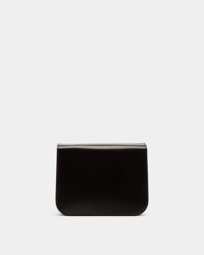 Women Bally Crossbody Bags Ollam Crossbody Bag In Black Brushed Leather Black Women Bally Crossbody Bags Ollam Crossbody Bag In Black Brushed Leather Black