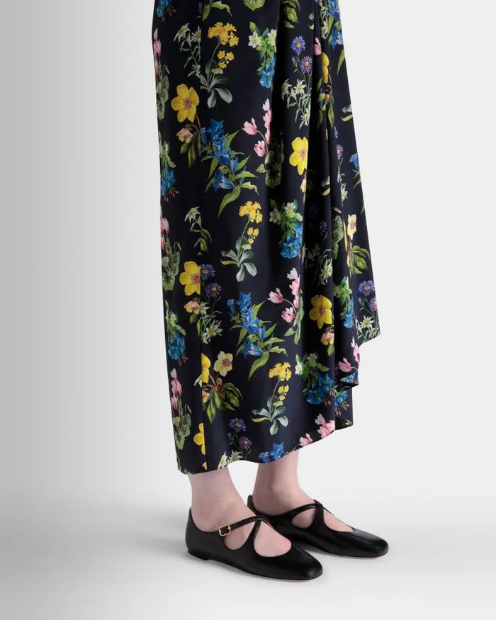 Women Bally Flats and Moccasins Ballyrina Flat In Black Nappa Leather Black Women Bally Flats and Moccasins Ballyrina Flat In Black Nappa Leather Black