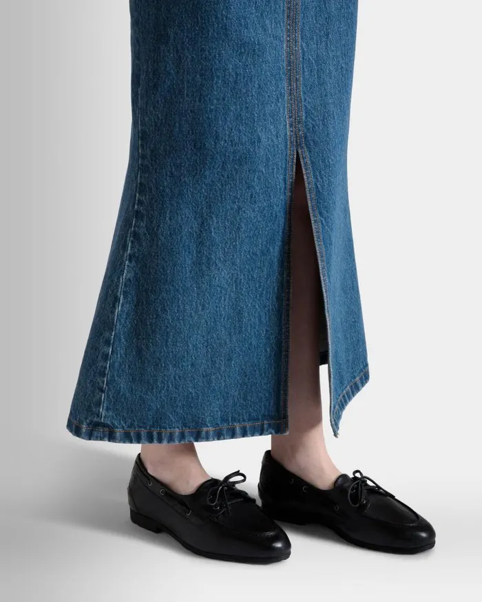 Women Bally Flats and Moccasins Plume Mocassin In Black Leather Black Women Bally Flats and Moccasins Plume Mocassin In Black Leather Black