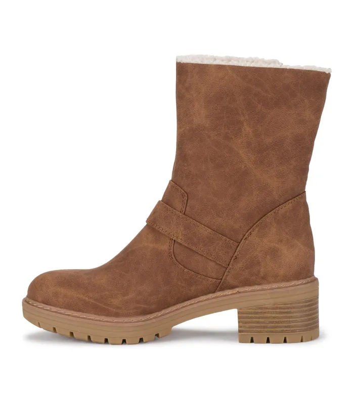 Women Baretraps Booties Alary Mid Calf Boot Brown