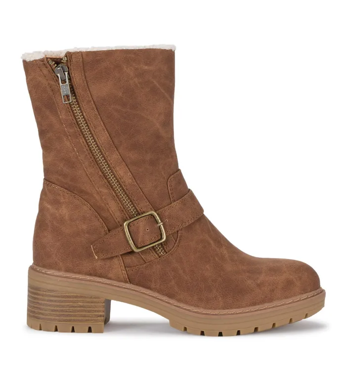 Women Baretraps Booties Alary Mid Calf Boot Brown