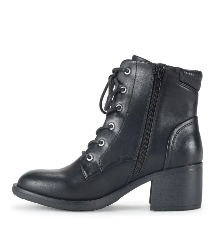 Women Baretraps Booties Allister Lace Up Bootie Black