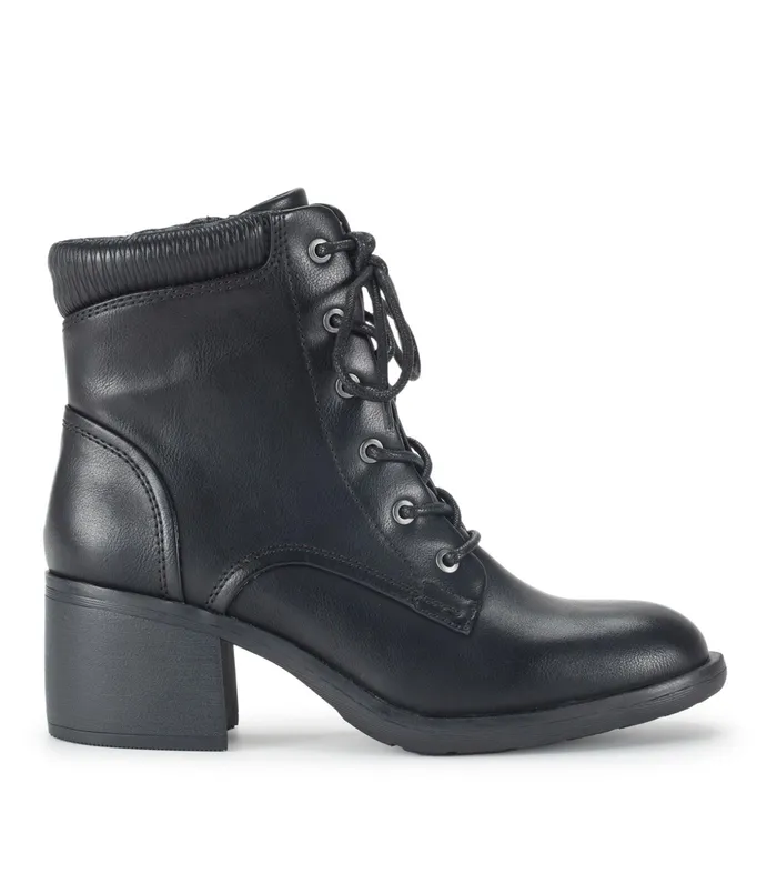 Women Baretraps Booties Allister Lace Up Bootie Black