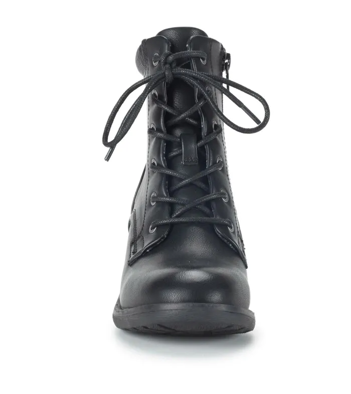 Women Baretraps Booties Allister Lace Up Bootie Black