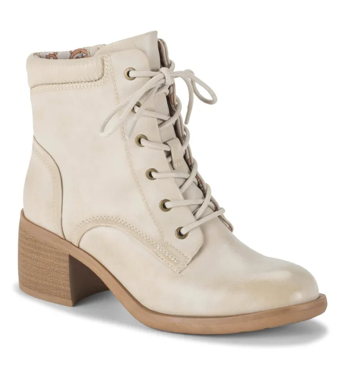 Women Baretraps Booties Allister Lace Up Bootie Milkyway