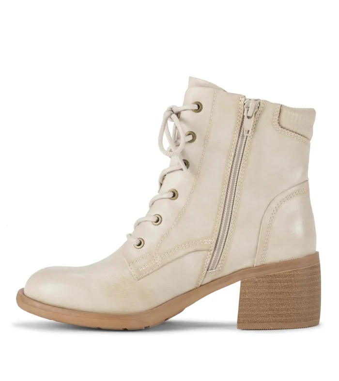 Women Baretraps Booties Allister Lace Up Bootie Milkyway