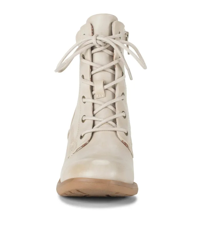 Women Baretraps Booties Allister Lace Up Bootie Milkyway
