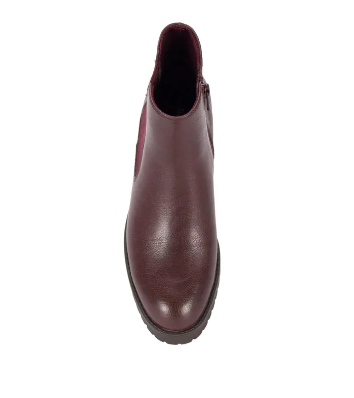 Women Baretraps Booties Daytona Chelsea Boot Cabernet