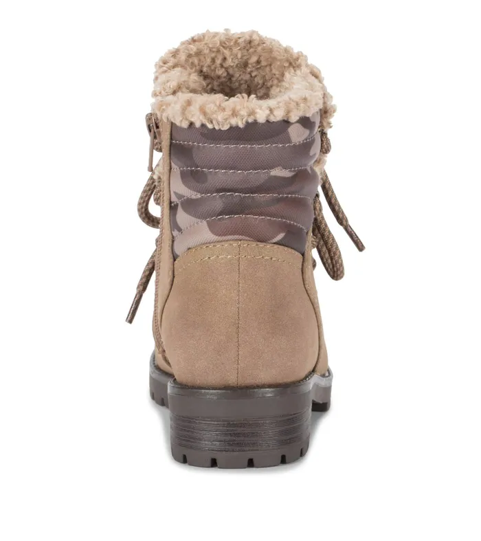 Women Baretraps Booties Dennison Lace Up Boot Mushroom Camo