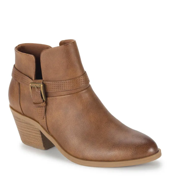 Women Baretraps Booties Santos Block Heel Bootie Auburn