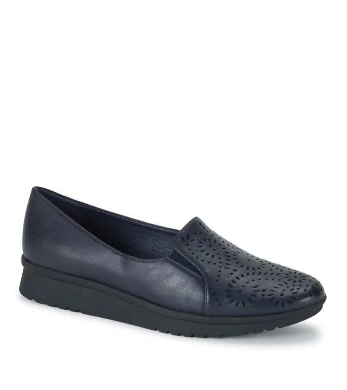 Women Baretraps Flats and Loafers Amry Slip On Loafer Navy