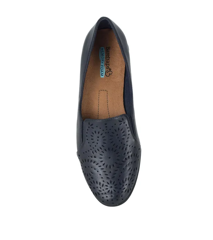Women Baretraps Flats and Loafers Amry Slip On Loafer Navy