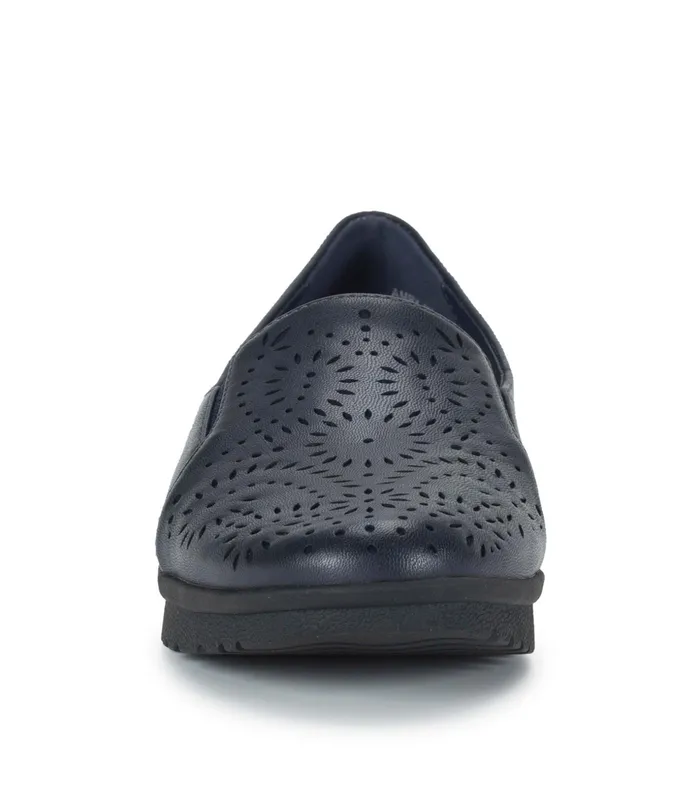 Women Baretraps Flats and Loafers Amry Slip On Loafer Navy