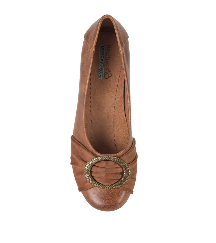Women Baretraps Flats and Loafers Mabely Flat Brown