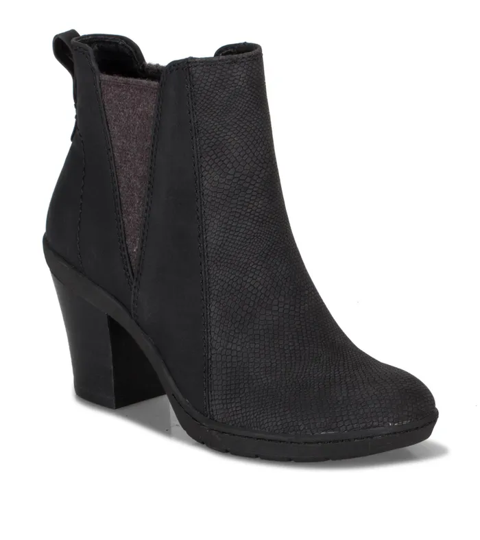 Women Baretraps Posture Plus Boots Dasha Block Heel Bootie Black