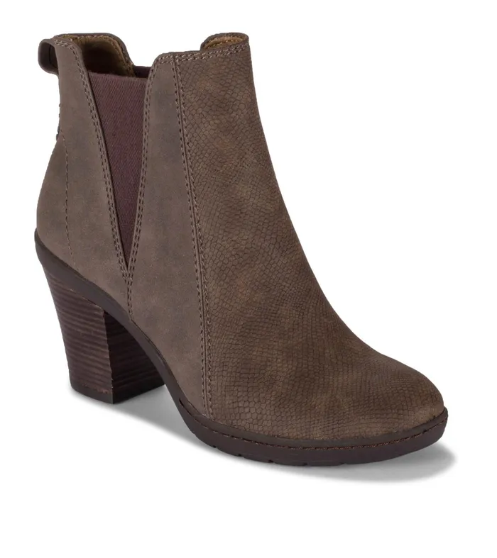 Women Baretraps Posture Plus Boots Dasha Block Heel Bootie Oak