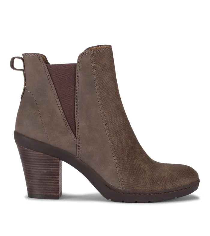 Women Baretraps Posture Plus Boots Dasha Block Heel Bootie Oak