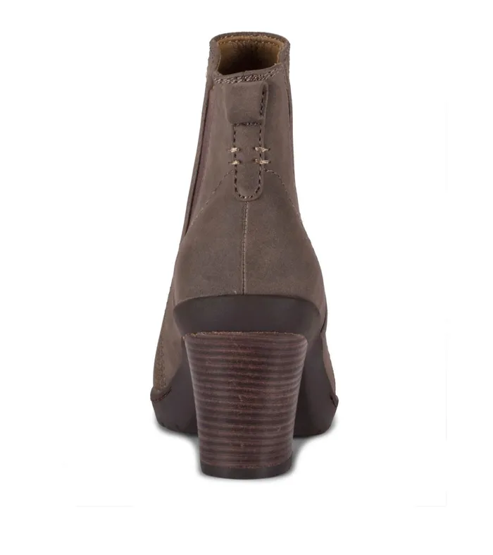 Women Baretraps Posture Plus Boots Dasha Block Heel Bootie Oak