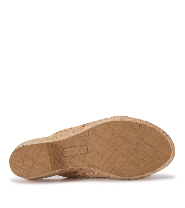 Women Baretraps Slides and Slip On Sandals Bethie Wedge Sandal Natural Cork