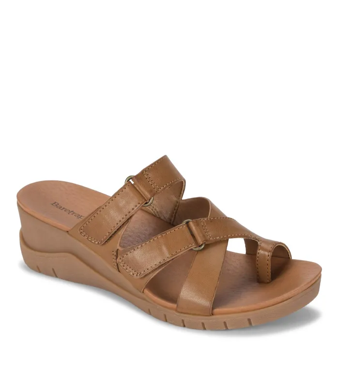 Women Baretraps Slides and Slip On Sandals Canice Wedge Slide Sandal Brush Brown Women Baretraps Slides and Slip On Sandals Canice Wedge Slide Sandal Brush Brown