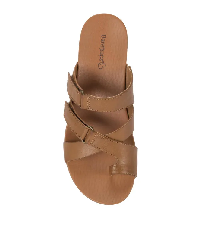 Women Baretraps Slides and Slip On Sandals Canice Wedge Slide Sandal Brush Brown