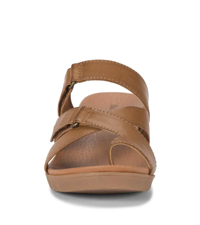 Women Baretraps Slides and Slip On Sandals Canice Wedge Slide Sandal Brush Brown