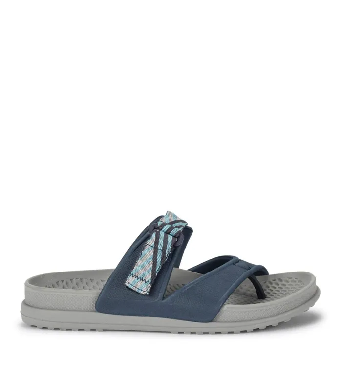 Women Baretraps Slides and Slip On Sandals Narlie Slide Sandal Navy Blue Mesh