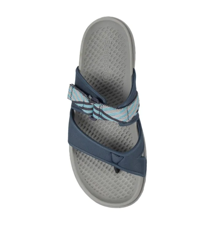 Women Baretraps Slides and Slip On Sandals Narlie Slide Sandal Navy Blue Mesh