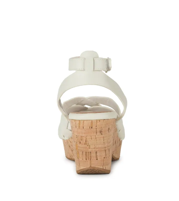 Women Baretraps Wedge Sandals Bonita Wedge Sandal Cream