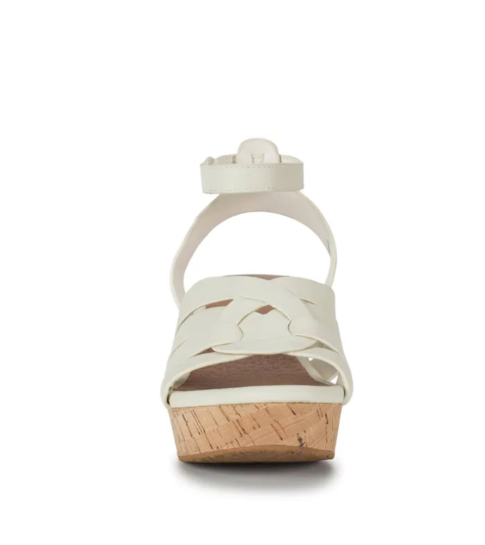Women Baretraps Wedge Sandals Bonita Wedge Sandal Cream
