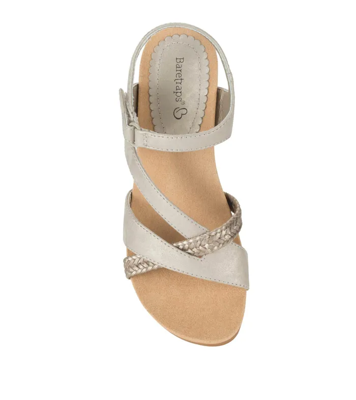 Women Baretraps Wedge Sandals Farah Wedge Sandal Champagne