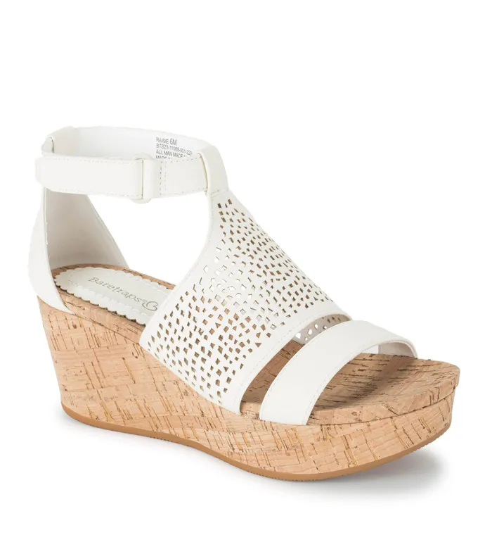 Women Baretraps Wedge Sandals Raisie Wedge Sandal Cream