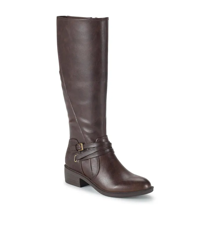 Women Baretraps Wide Calf Boots Stratford Wide Calf Riding Boot Dark Brown