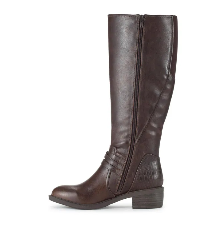Women Baretraps Wide Calf Boots Stratford Wide Calf Riding Boot Dark Brown