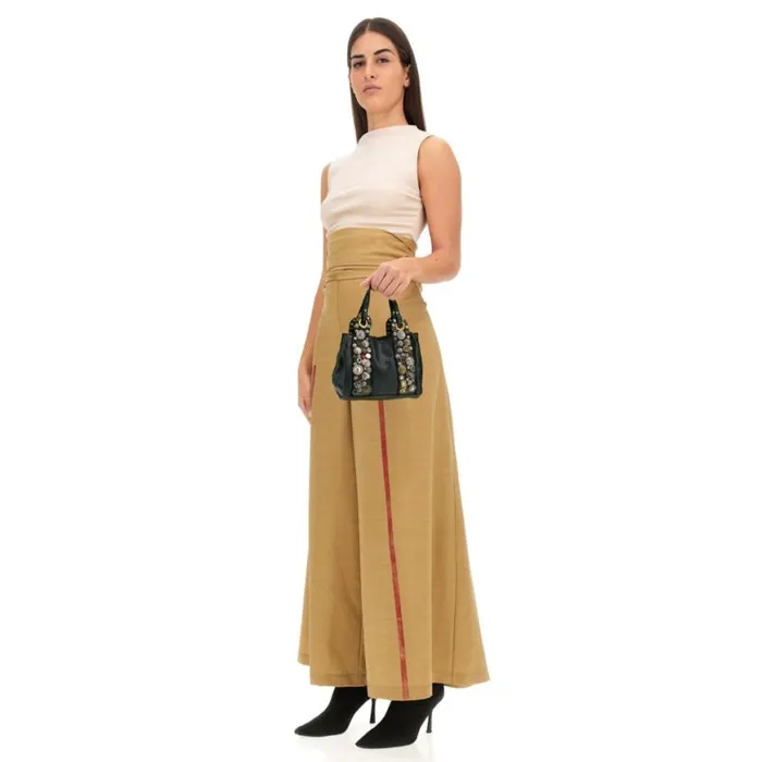 Women Bella Di Notte Green Campomaggi Crossbody Bags