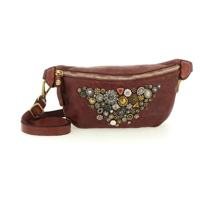 Women Bella Di Notte Red Campomaggi Belt Bags