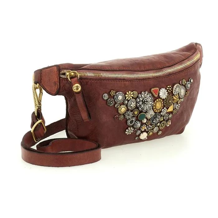 Women Bella Di Notte Red Campomaggi Belt Bags