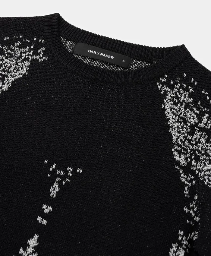Women Black Inola Knit Top Daily Paper Knitwear Women Black Inola Knit Top Daily Paper Knitwear